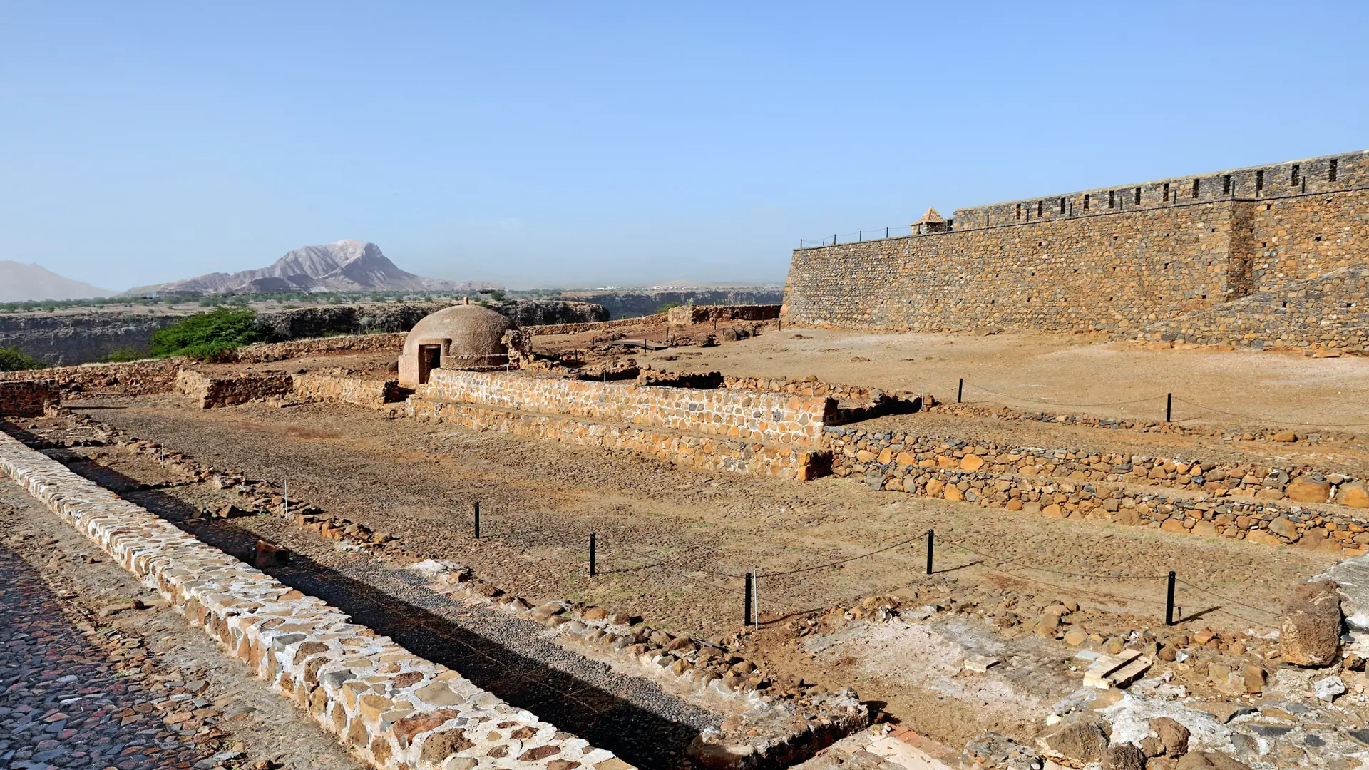 Fort Real de São Filipe above Cidade Velha on Santiago