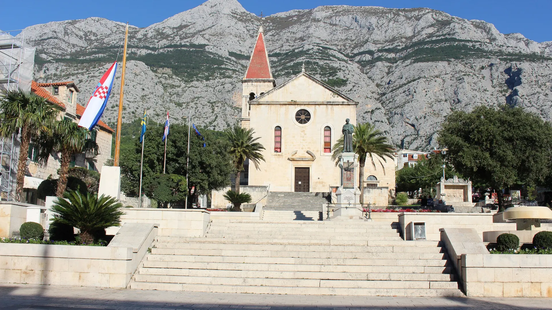 St Mark’s Church above Kačić Square in Makarska
