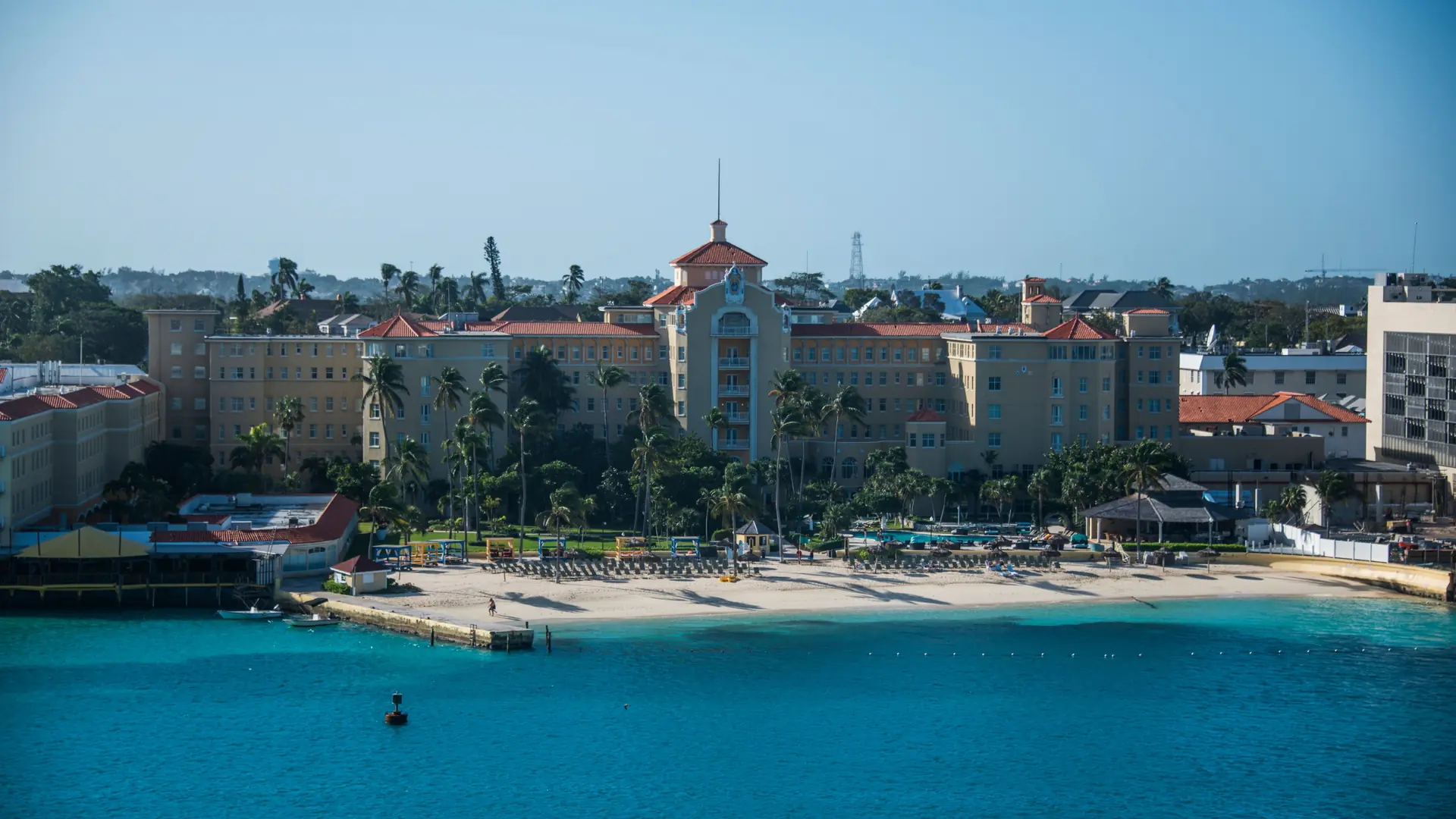 British Colonial Nassau on the downtown waterfront